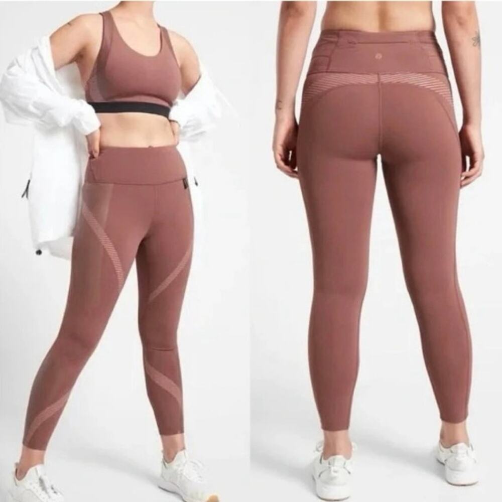 NEW Athleta x Allyson Felix Legend 7/8 Tight Hearth Rose/Palermo Pink - Size 3X
